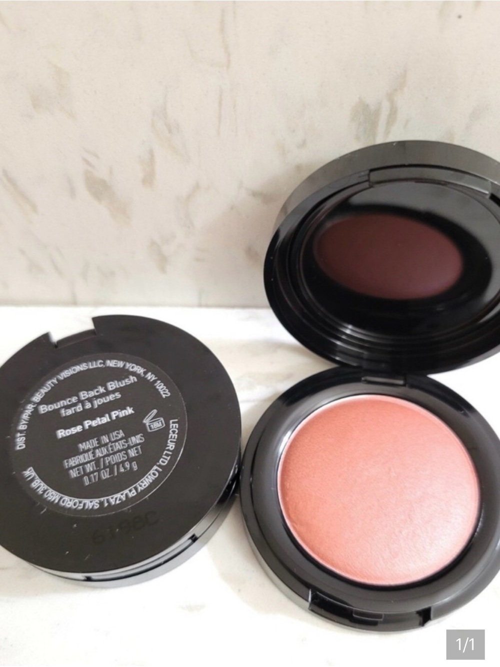 Mally Bounce Back Blush ROSE PETAL PINK, 0.17 oz NWOB pc